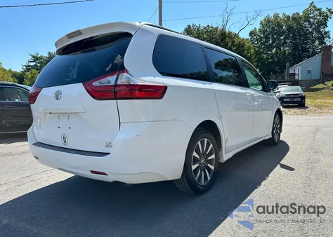 2018 Toyota Sienna Le из США, поврежденный, VIN 5TDJZ3DC2JS193797